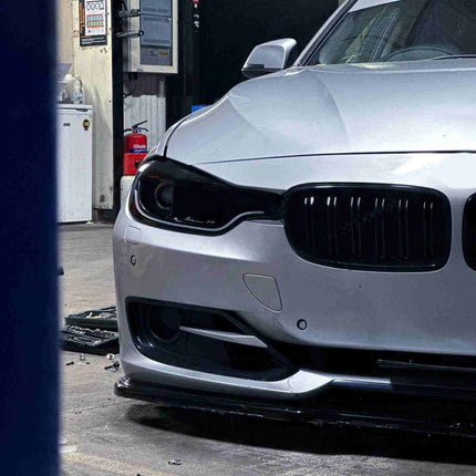 Upgrade your BMW F30 with custom aero parts like front splitters, side skirts, spoilers, and diffusers for enhanced aerodynamics, performance, and aggressive styling