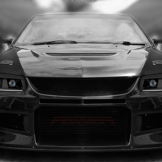 FOR Mitsubishi Evolution 7 8 9 Headlight Ducted 01-07