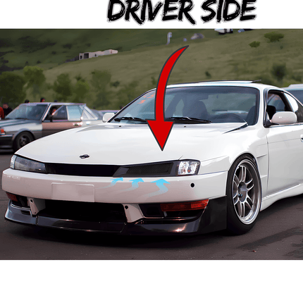 Nissan Silvia S14 LED sequential taillight conversion, high-output lighting upgrade, aggressive JDM-inspired styling, track-ready street performance modification.

