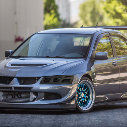 FÜR Mitsubishi Evolution 7 8 9 Scheinwerfer Gefasst 01-07