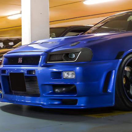 Nissan Skyline GTR34 performance upgrade parts. Enhance aerodynamics, power, and handling with premium spare parts. Unlock maximum speed and precision with high-quality tuning components.