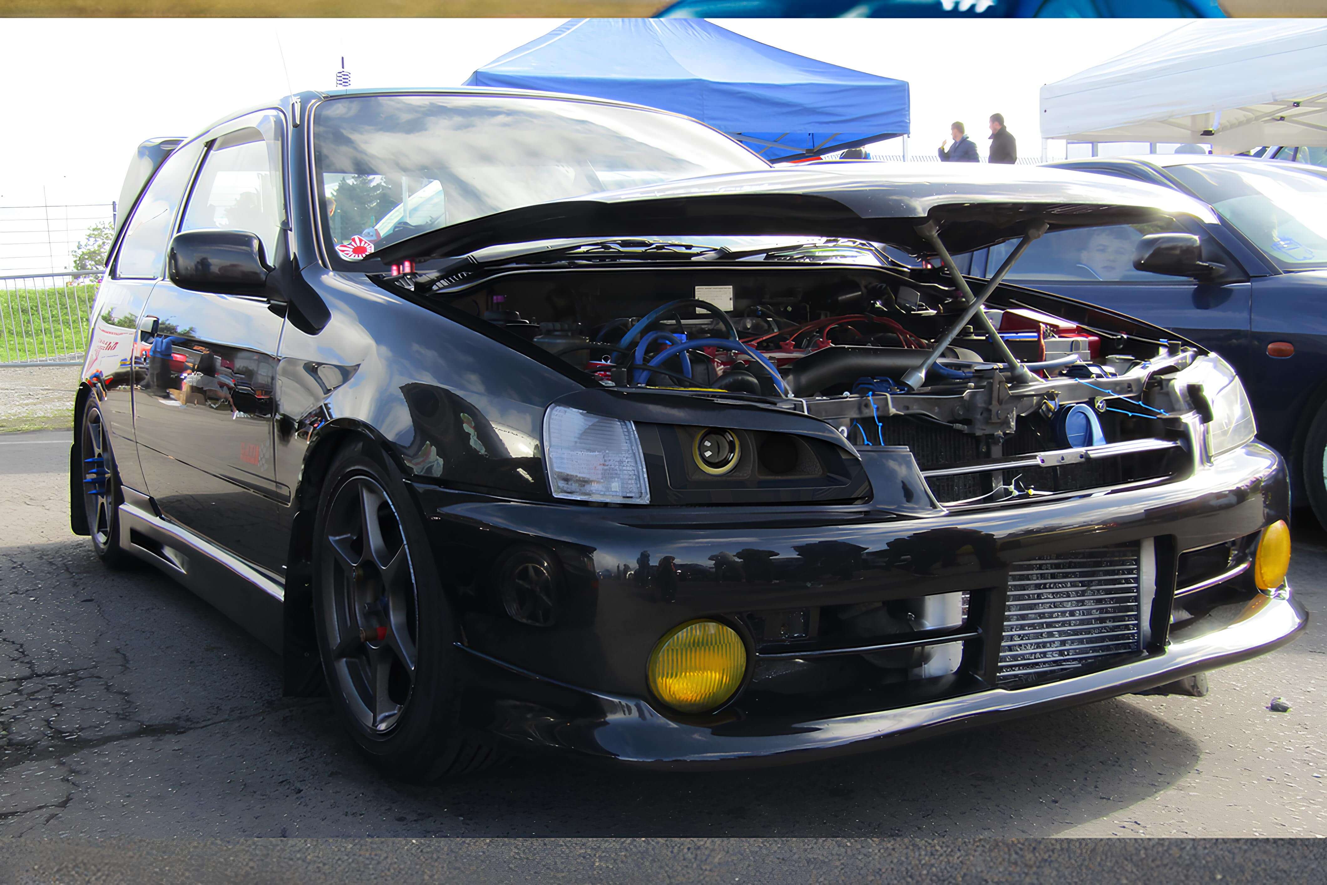 Ep91 TOYOTA STARLET GLANZA EP91 EP9096 99 Headlight Air Ducted – 1453CUSTOMPART