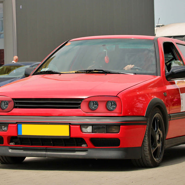 VW Golf MK3 Carbon Fiber Rear Spoiler Wing – Give your Golf MK3 a sporty and aerodynamic edge with this carbon fiber rear spoiler wing. Designed for enhanced downforce and stability, it adds a performance-inspired look to your car.

