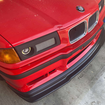 BMW E36 aftermarket LED taillights with sequential turn signals, smoked lenses, and plug-and-play installation for a sleek, modern appearance.