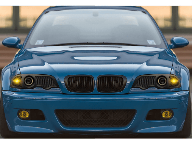 BMW E46 full body kit, M3-style front bumper, carbon fiber side skirts, performance body kit, aggressive styling, BMW 330i widebody kit, 325i aerodynamic upgrade, carbon fiber diffuser, race-inspired body enhancements, track-ready body kit.