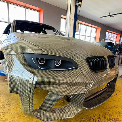 E92 LED projector headlights, E93 Angel Eye headlights, high-performance HID conversion, 335i adaptive headlights, aftermarket LED upgrade, plug-and-play installation, aggressive night visibility enhancement, race-ready lighting system.