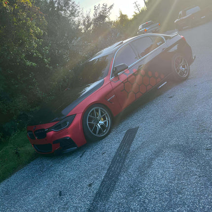F31 chassis reinforcement kit, F34 subframe reinforcement, F35 track-ready frame stiffening, high-performance handling improvement, aggressive cornering stability, race-spec structural enhancement, custom lightweight reinforcement system.