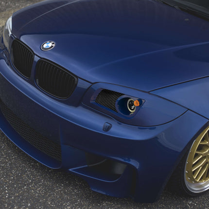 Improve your BMW 1 Series E81, E82, E87, E88, and 1M with air intake headlights, providing direct light, enhanced airflow, and sleek design