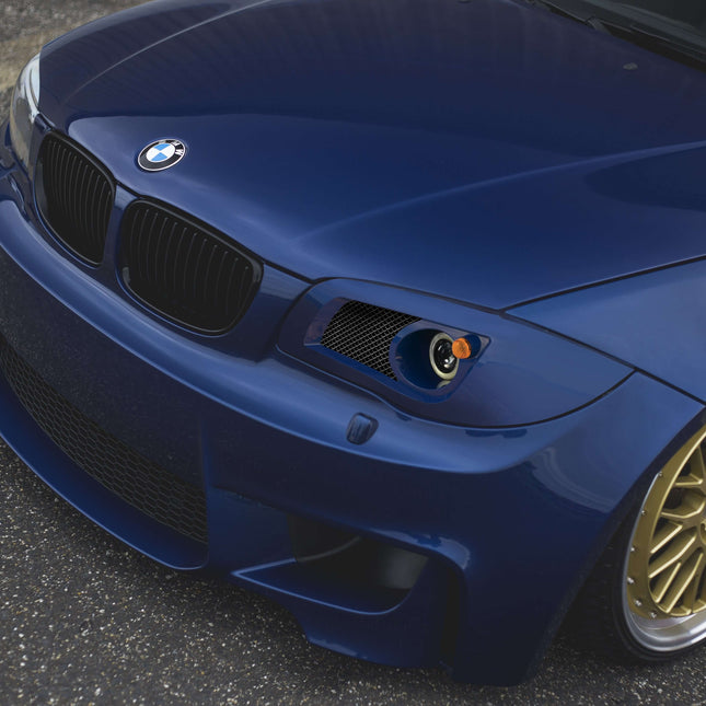 Improve your BMW 1 Series E81, E82, E87, E88, and 1M with air intake headlights, providing direct light, enhanced airflow, and sleek design
