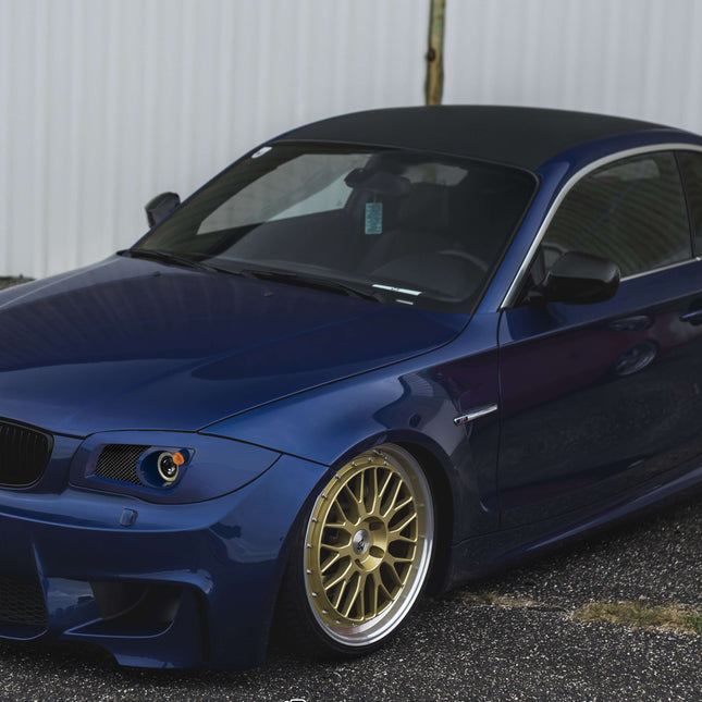 Transform your BMW 1 Series with air intake headlights, 2.5-inch Xenon lens compatibility, and performance-enhancing features without needing bulbs