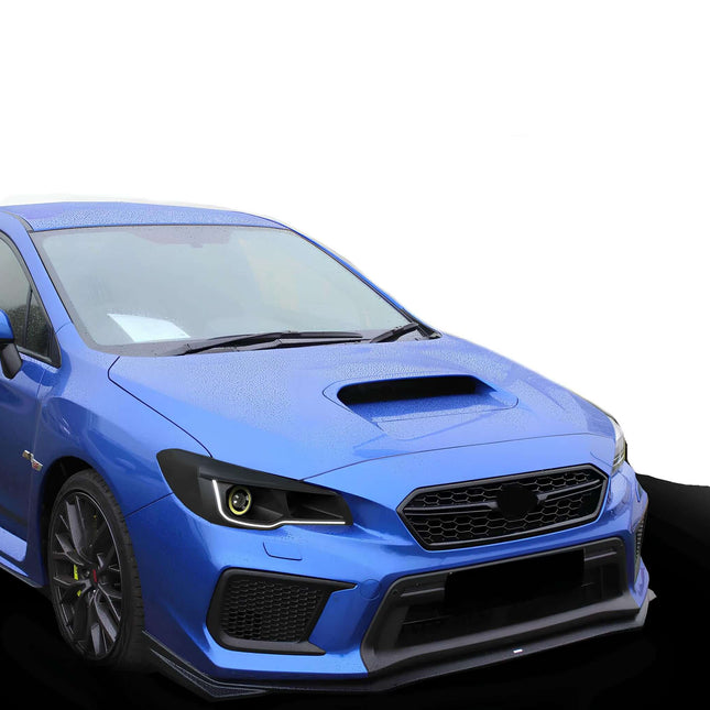 2015+ WRX STI Raptor Eye front splitter, race-ready aerodynamic enhancement, increased front-end downforce, optimized airflow control for high-speed performance.

