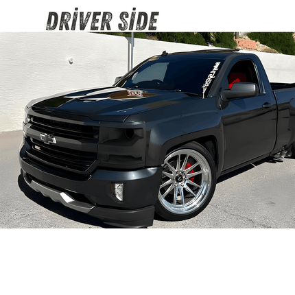 Chevy Silverado high-capacity intercooler upgrade, aluminum core construction, optimized forced induction cooling, track-proven intake temperature reduction, turbocharged power improvement.

