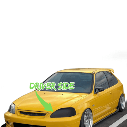 Honda EK4, EK9 carbon fiber hood, vented race hood, lightweight construction, heat dissipation, JDM-style fitment, track-spec aerodynamics, high-performance weight reduction, aggressive styling.

