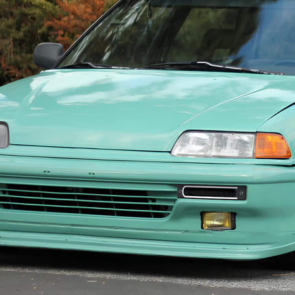 Honda Civic EF 90-91 taillights, LED taillights, smoked taillights, clear taillights, sequential turn signals, JDM-style lighting, black housing, enhanced rear-end styling, high-performance visibility.

