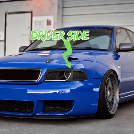 Racing headers for Audi S4 B5 optimize exhaust flow, increasing horsepower and efficiency.Lightweight forged wheels for Audi A4 B5 reduce unsprung weight, improving overall acceleration and grip.