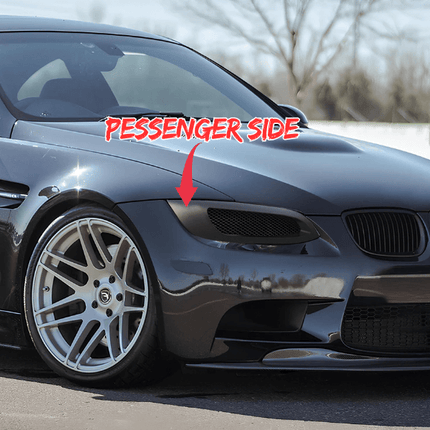 E92 carbon fiber engine cover, high-performance styling mod, E93 track-ready engine bay upgrade, 335i lightweight racing aesthetics, aggressive engine dress-up.

