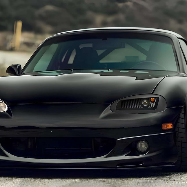 Miata MX-5 NB2 adjustable sway bars, front and rear stabilizer bars, reinforced end links, track-tuned suspension setup, high-performance cornering control, JDM-spec handling upgrade, precision suspension geometry, race-proven stability.

