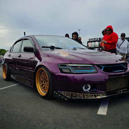 Lancer Evolution VII, VIII, IX forged pistons and connecting rods, billet crankshaft, high-compression engine internals, forced induction durability, race-proven high-RPM performance, turbocharged engine reinforcement.

