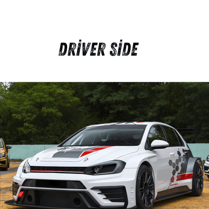 Golf GTI performance downpipe, stainless steel construction, high-flow catalytic converter, increased exhaust flow, aftermarket exhaust component, direct fit, enhanced turbo response, compatible with stock and aftermarket exhaust systems, power gains.
