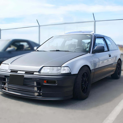 Coilover suspension kit for Civic CRX 90-91, providing adjustable ride height and damping settings for ultimate handling and comfort. Ideal for track, street, or stance applications.

