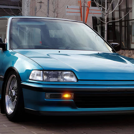 Front and rear EF Civic strut bar and CRX strut bar to improve chassis rigidity and cornering stability. Easy bolt-on installation with lightweight aluminum or carbon fiber construction.

