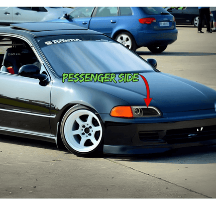 "Honda Civic EG fender replacement panels – high-quality steel and fiberglass fenders designed for perfect fitment, rust resistance, and easy installation in factory-style restorations."

