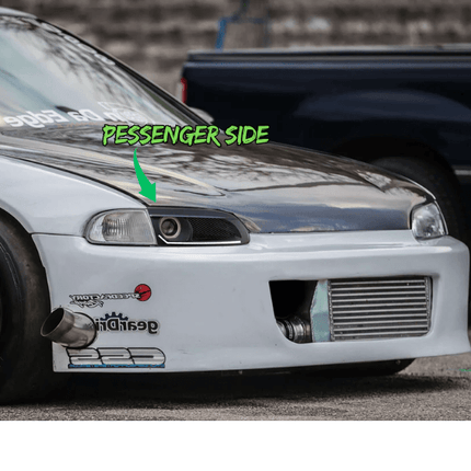 "Honda Civic EH carbon fiber rear wing – aggressive race-style rear spoilers designed to improve downforce, enhance high-speed stability, and give your Civic a motorsport-inspired look."

