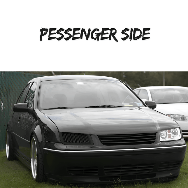 Volkswagen Jetta MK4 carbon fiber hood, lightweight aerodynamic upgrade, improved engine cooling, race-proven heat dissipation, track-tuned styling enhancement.

