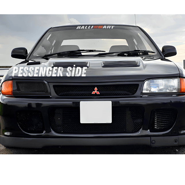 Mitsubishi Evo 1, 2, 3 widebody fender flares, bolt-on fiberglass or carbon fiber construction, aggressive stance, track-ready aerodynamics, high-performance fitment, JDM-style body modification, lightweight over-fender extensions.

