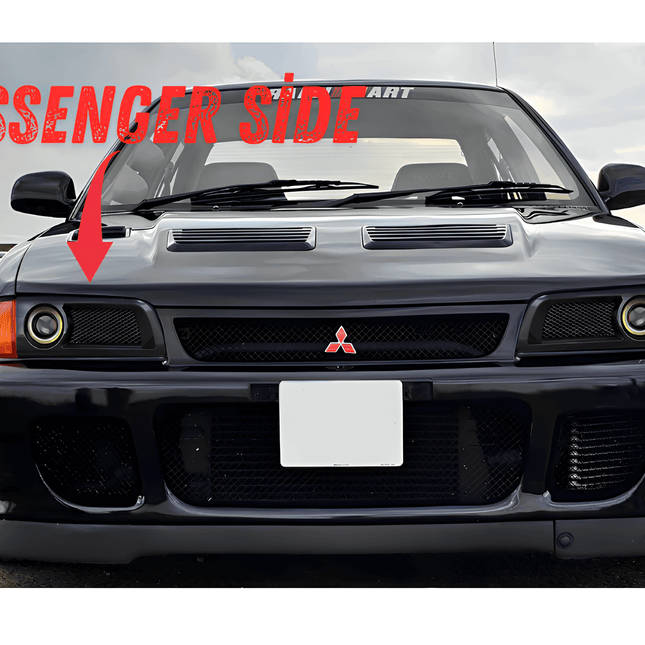 Mitsubishi Evo 1, 2, 3 adjustable coilover suspension, ride height tuning, full damping adjustability, track-spec spring rates, race-proven cornering stability, high-performance road grip, aggressive stance.

