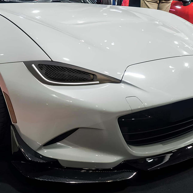 Mazda Miata MX-5 ND, ND5 Roadster camber kit, adjustable control arms, precise suspension tuning, JDM-spec alignment, improved tire contact, aggressive stance, race-proven suspension geometry, track-ready suspension adjustment.

