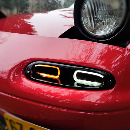 Cold air intake for Mazda Miata 1990-1997 increases airflow, improves horsepower, and enhances throttle response.