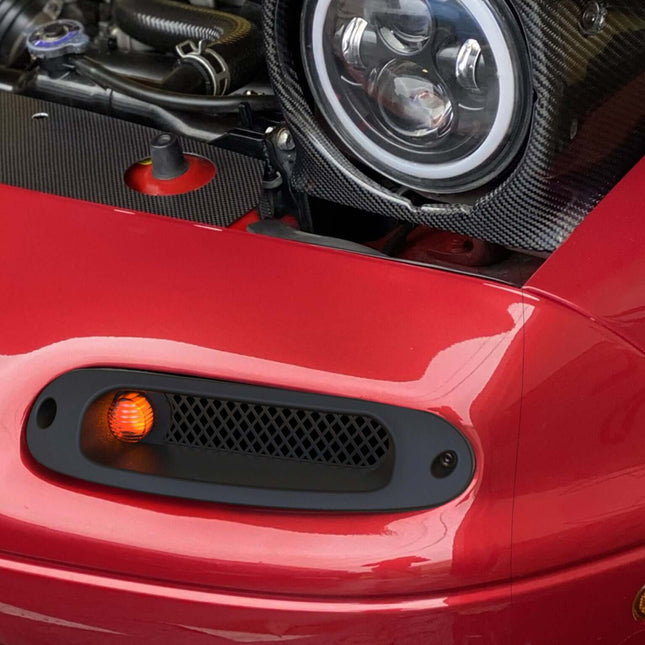 Mazda Miata MX-5 NA Roadster cold air intake, short ram intake, high-flow air filter, ported intake manifold, velocity stack, throttle body upgrade, increased airflow, dyno-proven power gains, improved throttle response.

