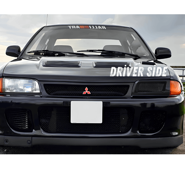 Lancer Evolution I, II, III performance exhaust system, stainless steel turbo-back exhaust, high-flow catalytic converter, titanium muffler tips, aggressive sound, dyno-proven power gains, lightweight race-inspired exhaust upgrade.

