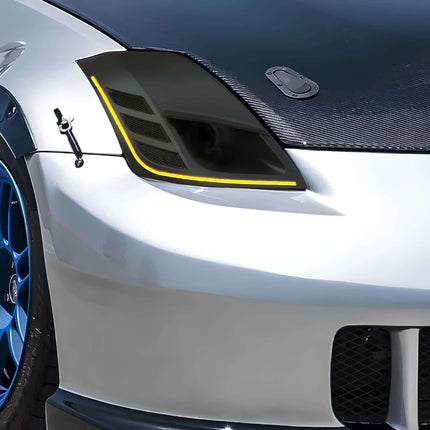 350Z racing harness kit, FIA-approved 5-point seatbelt system, reinforced seat anchor points, high-speed driver safety enhancement.

