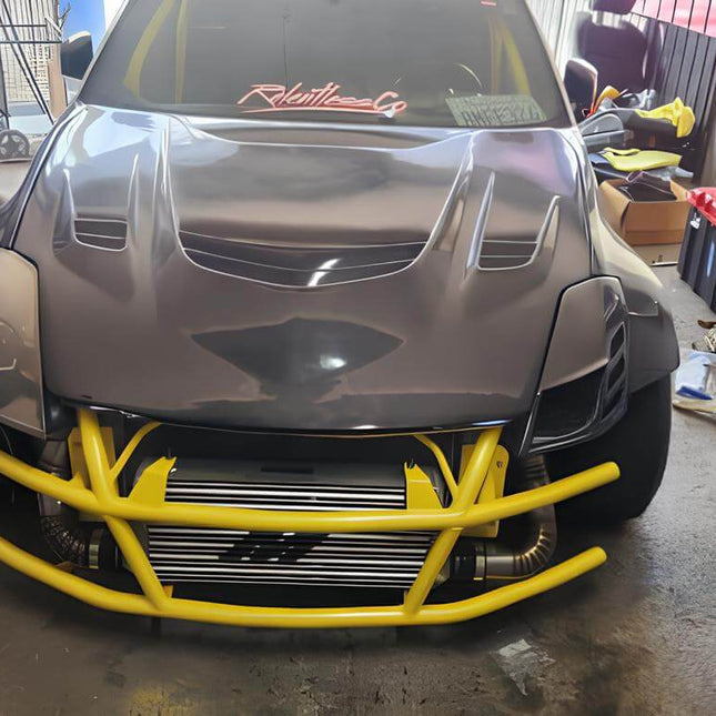 350Z custom LED interior lighting kit, RGB adjustable brightness, race-inspired ambiance, high-performance JDM styling upgrade.

