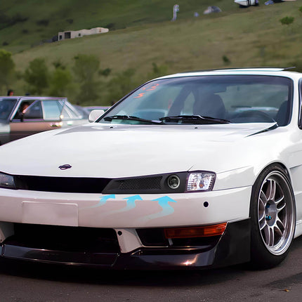 Nissan Silvia S14 quick-release steering wheel hub, motorsport-spec rapid detachment system, high-performance interior customization, improved driver accessibility, track-ready cockpit enhancement.

