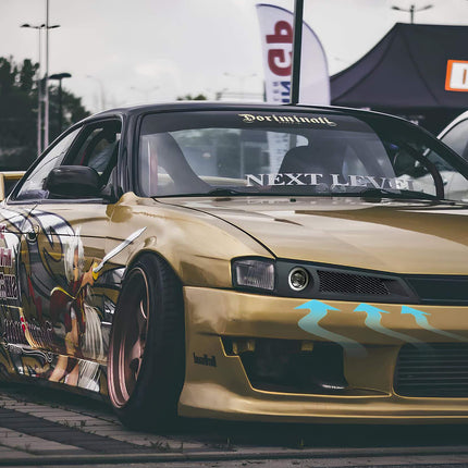 Silvia S14 smoked LED taillights, modernized JDM styling, increased rear visibility, track-spec street performance, aggressive high-output lighting upgrade.

