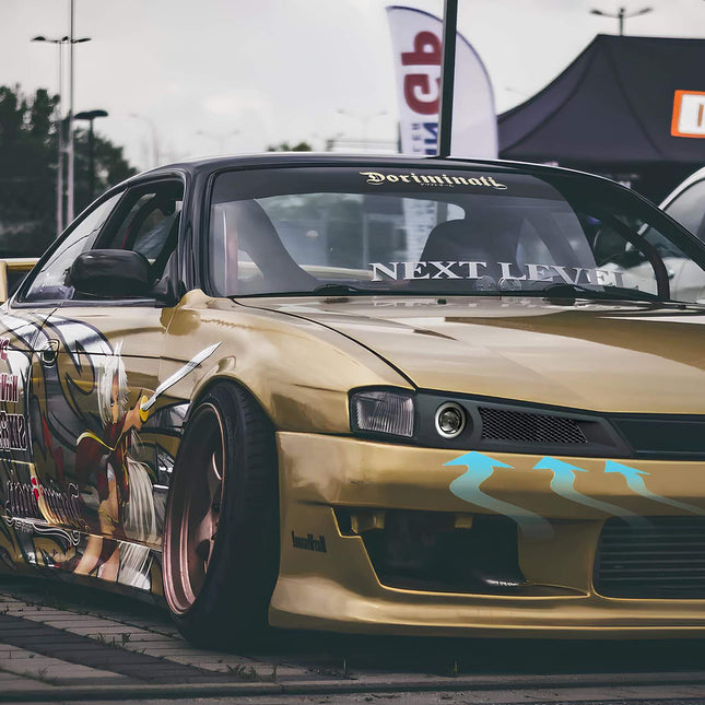 Silvia S14 smoked LED taillights, modernized JDM styling, increased rear visibility, track-spec street performance, aggressive high-output lighting upgrade.

