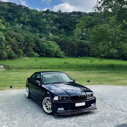 Performance driveshaft for BMW E36 reduces rotational mass, improving throttle response and acceleration. | 34. Aftermarket engine mounts for BMW E36 reduce movement, providing better power transfer.