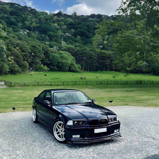 Performance driveshaft for BMW E36 reduces rotational mass, improving throttle response and acceleration. | 34. Aftermarket engine mounts for BMW E36 reduce movement, providing better power transfer.