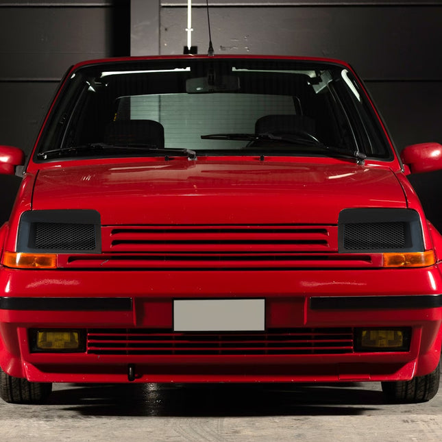 Renault 5 GT Turbo carbon fiber rear bumper diffuser engineered to improve aerodynamics and add an aggressive racing look. Lightweight and durable, this upgrade enhances airflow under the car and gives your Renault 5 a bold motorsport-inspired design.