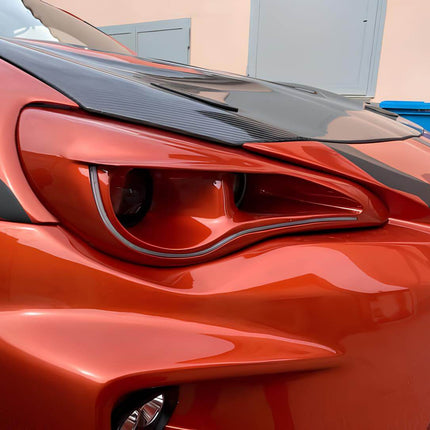 Scion FR-S adjustable rear wing, carbon fiber GT spoiler, optimized track downforce, high-speed stability, aggressive styling upgrade.


