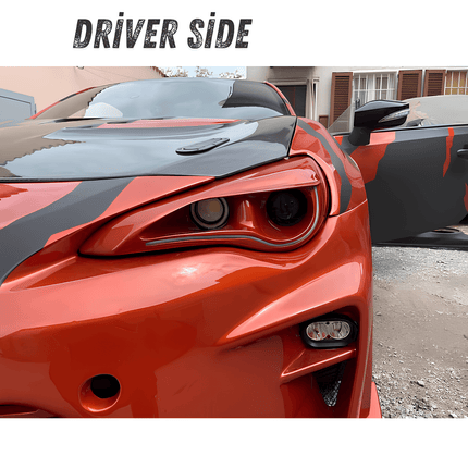 Scion FR-S custom LED sequential taillights, high-output rear-end visibility, aggressive styling modification, race-inspired lighting upgrade.

