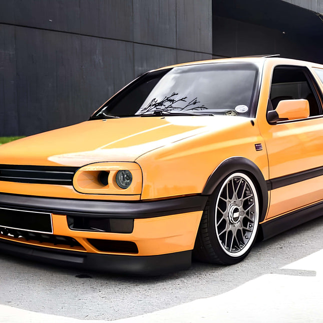 VW Golf MK3 1993-1998 Widebody Fender Flares – Transform your Golf MK3 with these widebody fender flares, designed to accommodate wider wheels and improve aerodynamics. Made from durable materials, they add an aggressive, race-inspired look.

