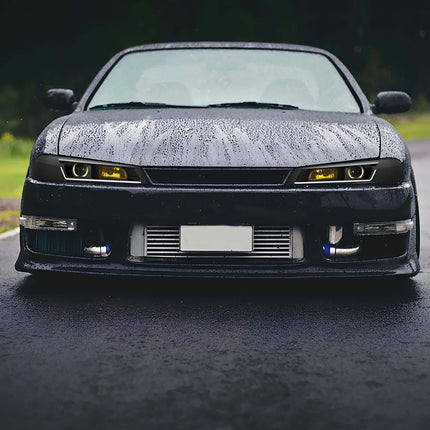 240SX performance sway bars, front and rear stabilizers, reinforced end links, track-tuned suspension setup, high-performance cornering control, precision handling upgrade.

