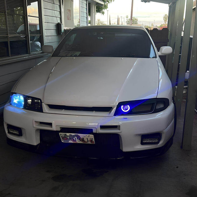 Nissan Skyline R33 GTS25 hydraulic handbrake kit, reinforced drift-style e-brake, race-tuned emergency brake system, high-performance rally-spec control.


