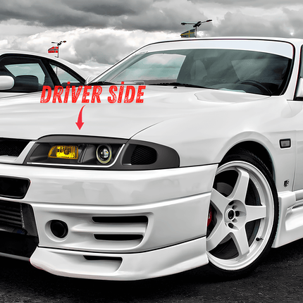 Skyline R33 GTS S3 carbon fiber rear diffuser, wind tunnel-tested aerodynamic enhancement, reduced drag, high-speed stability, aggressive styling, JDM-spec track upgrade.

