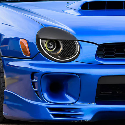 2002 WRX STI sequential LED turn signals, modernized exterior lighting, race-inspired dynamic illumination, high-performance visibility upgrade.


