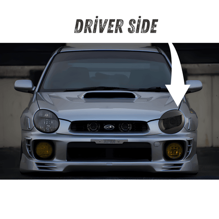 2002-2003 WRX lightweight aluminum pedal set, race-spec high-grip surface, optimized footwork control, high-speed pedal engagement.

